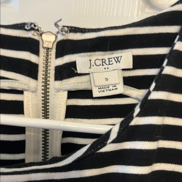 Classic Black and White Striped Sleeveless JCrew Dress - Small - Picture 2 of 5